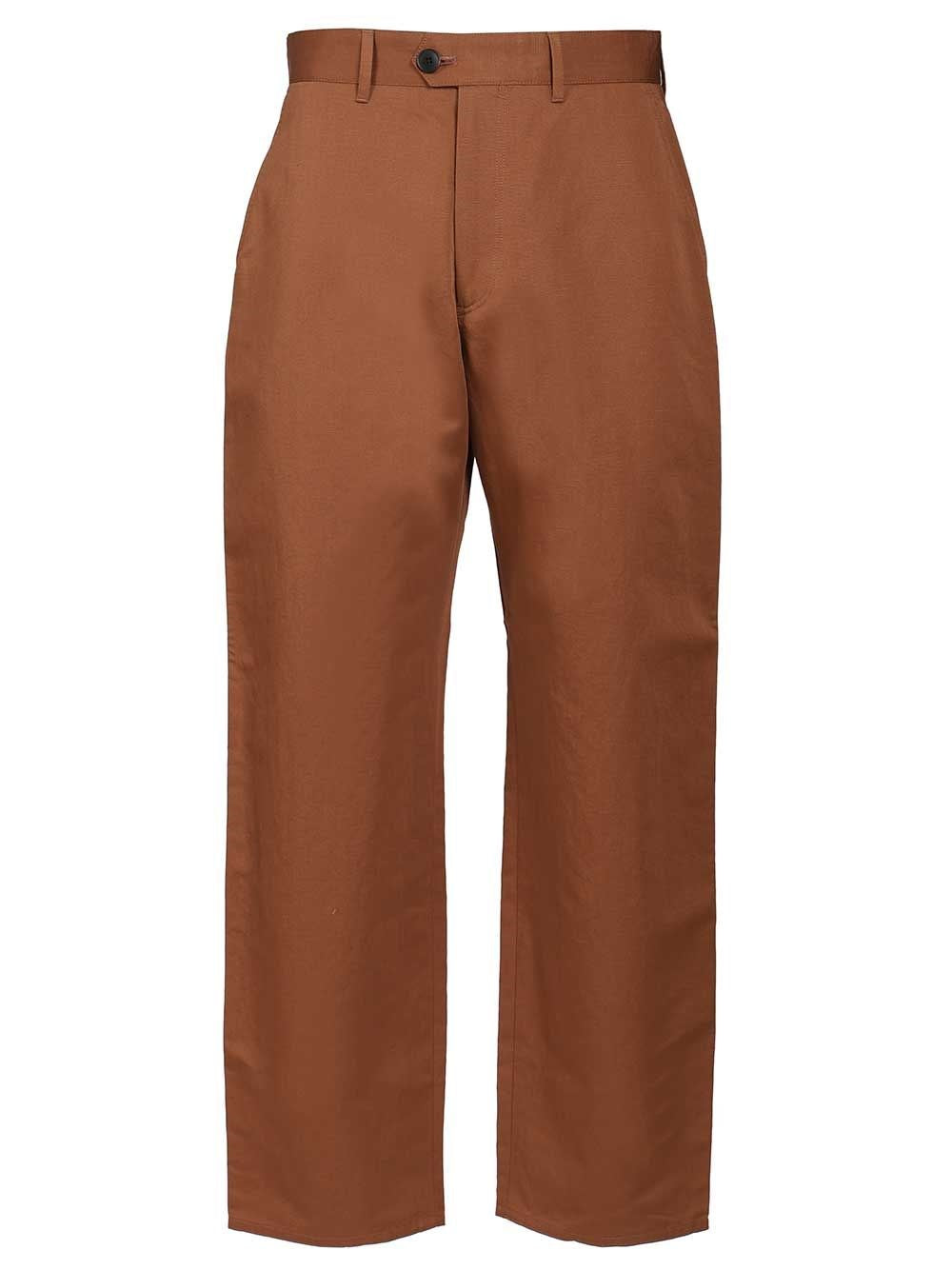 Paul Smith Men Cotton And Linen Trousers PAUL SMITH