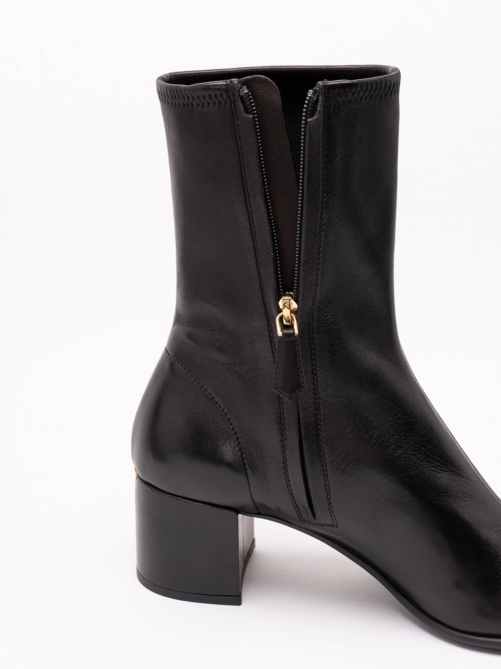 Prada Women Stretch Nappa Leather Booties PRADA
