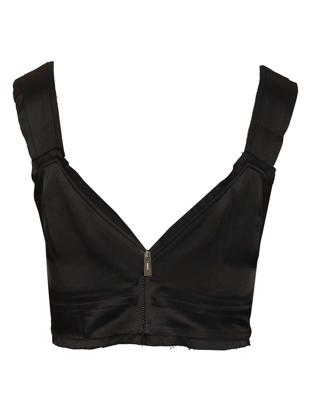 Toteme Women Satin Crop Top TOTEME