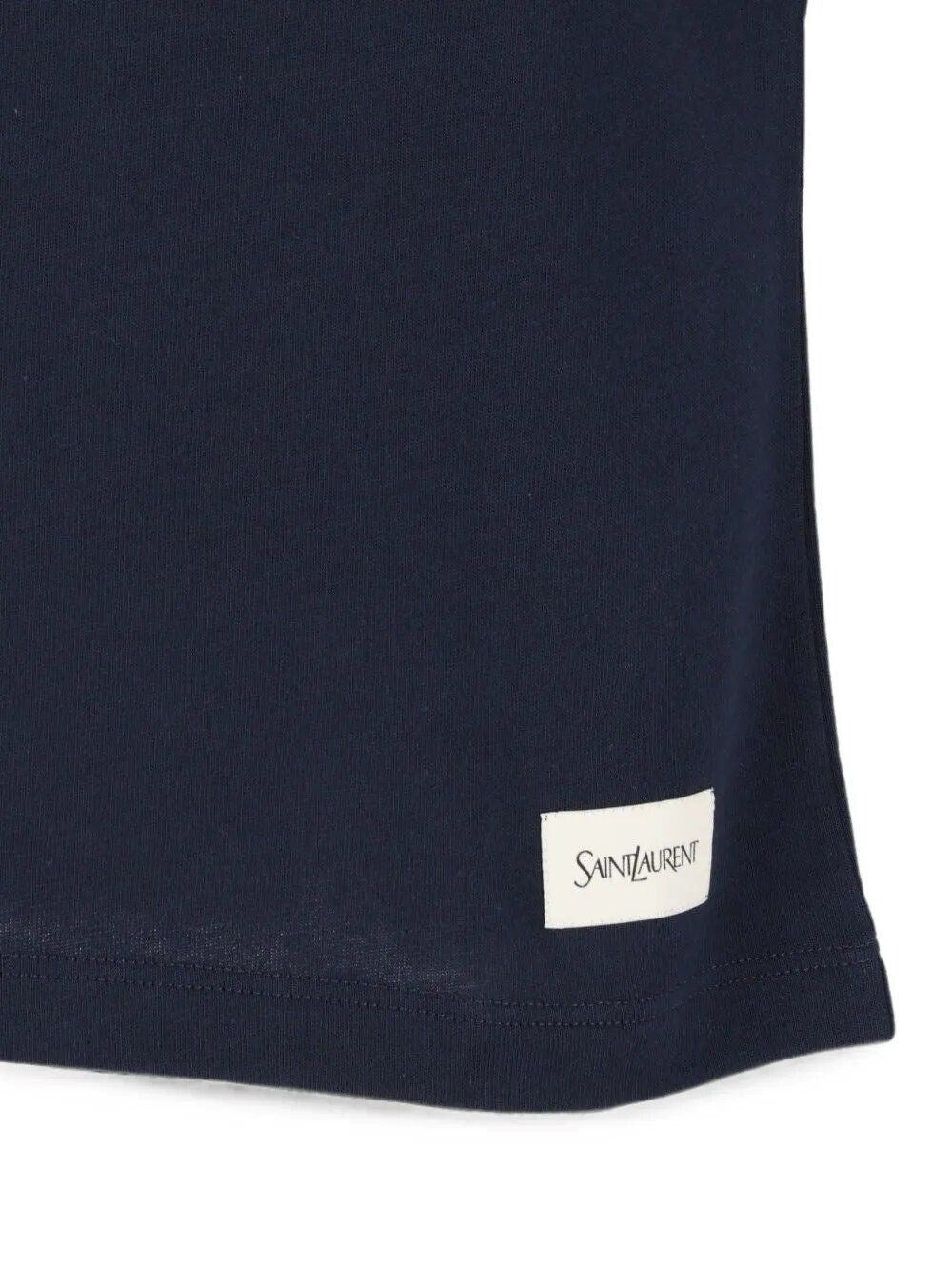 Saint Laurent Men Oversized Cotton T-Shirt By Saint Laurent SAINT LAURENT