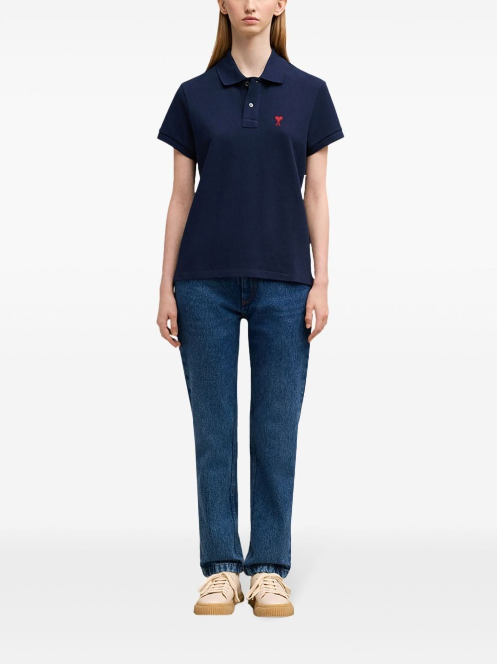 Ami Women "Ami De Coeur" Polo AMI PARIS
