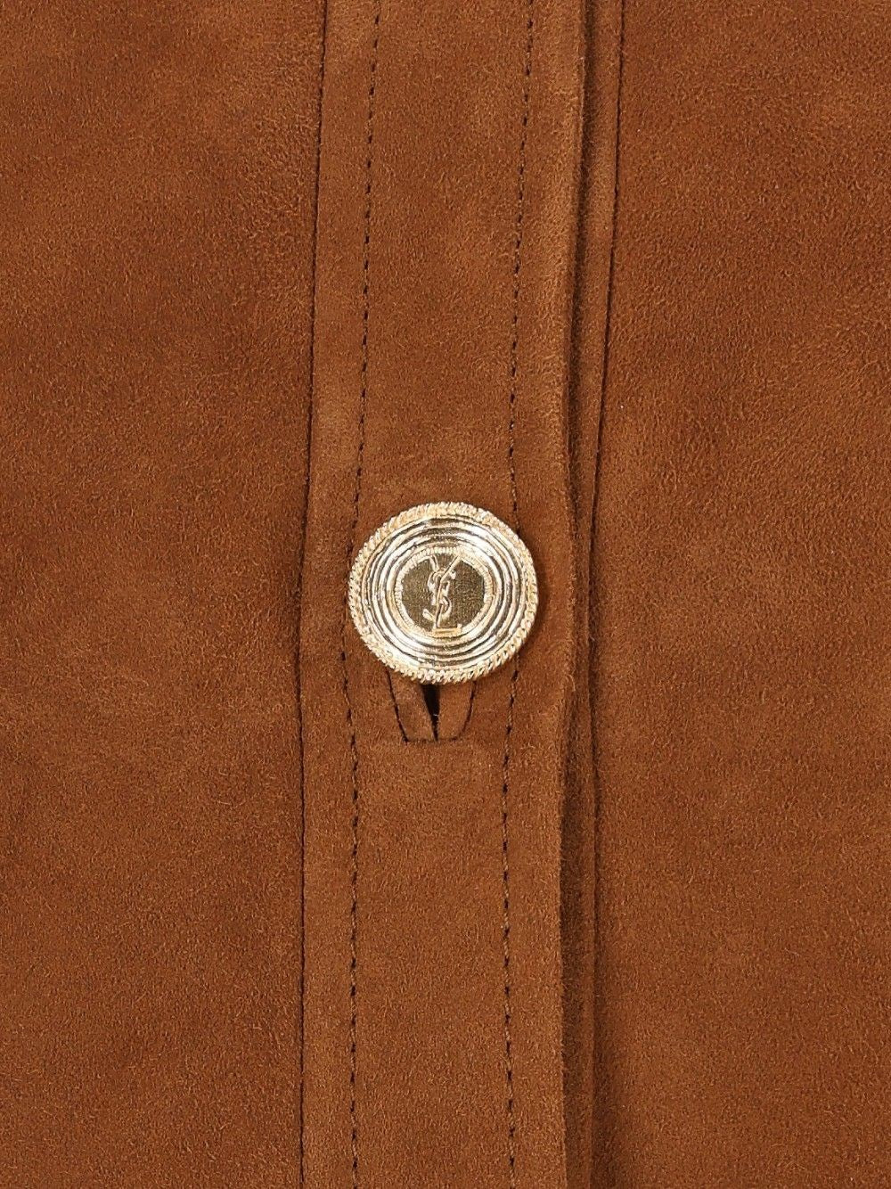 Saint Laurent Women Short Suede Jacket SAINT LAURENT