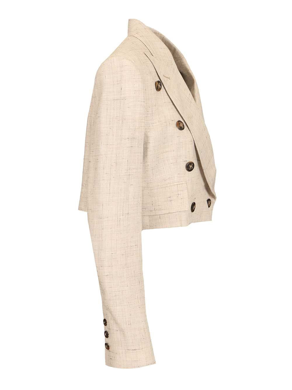 Vivienne Westwood Women Double-Breasted Cropped Blazer VIVIENNE WESTWOOD
