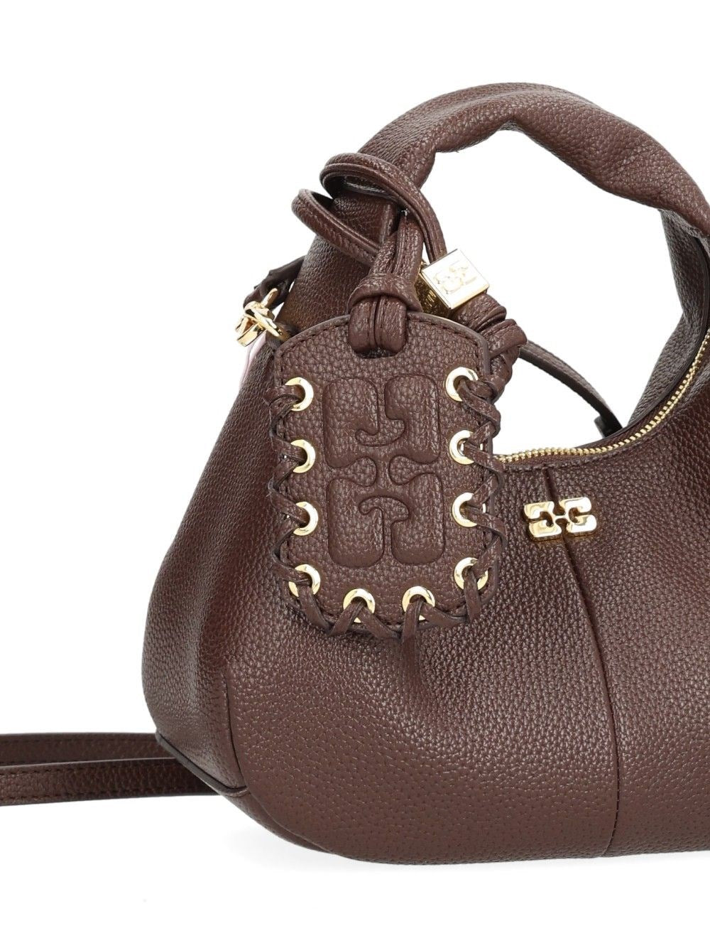 Ganni Women Mini Shoulder Bag With Grained Finish GANNI