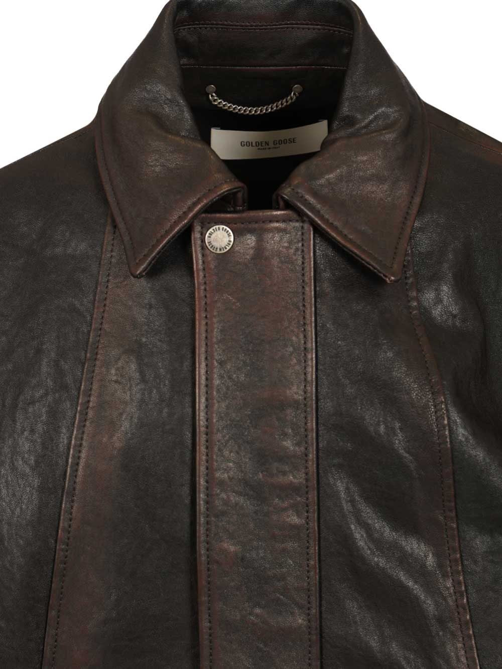 Golden Goose Men Nappa Bomber Jacket GOLDEN GOOSE