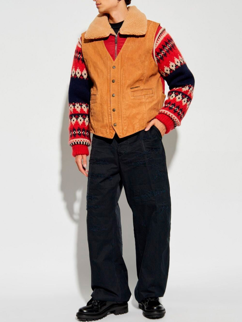 Dsquared2 Men Ripped Chino Pants DSQUARED2