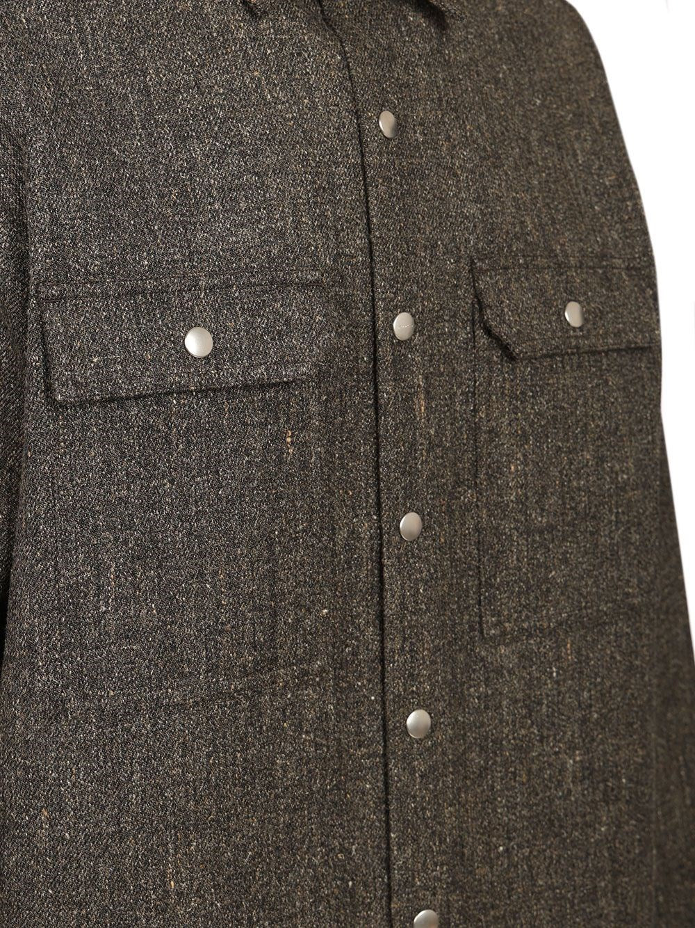 Rick Owens Men Carbone Outershirt RICK OWENS