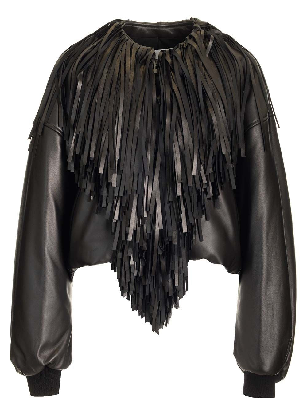 Alaïa Women Fringed Bomber Jacket ALAIA