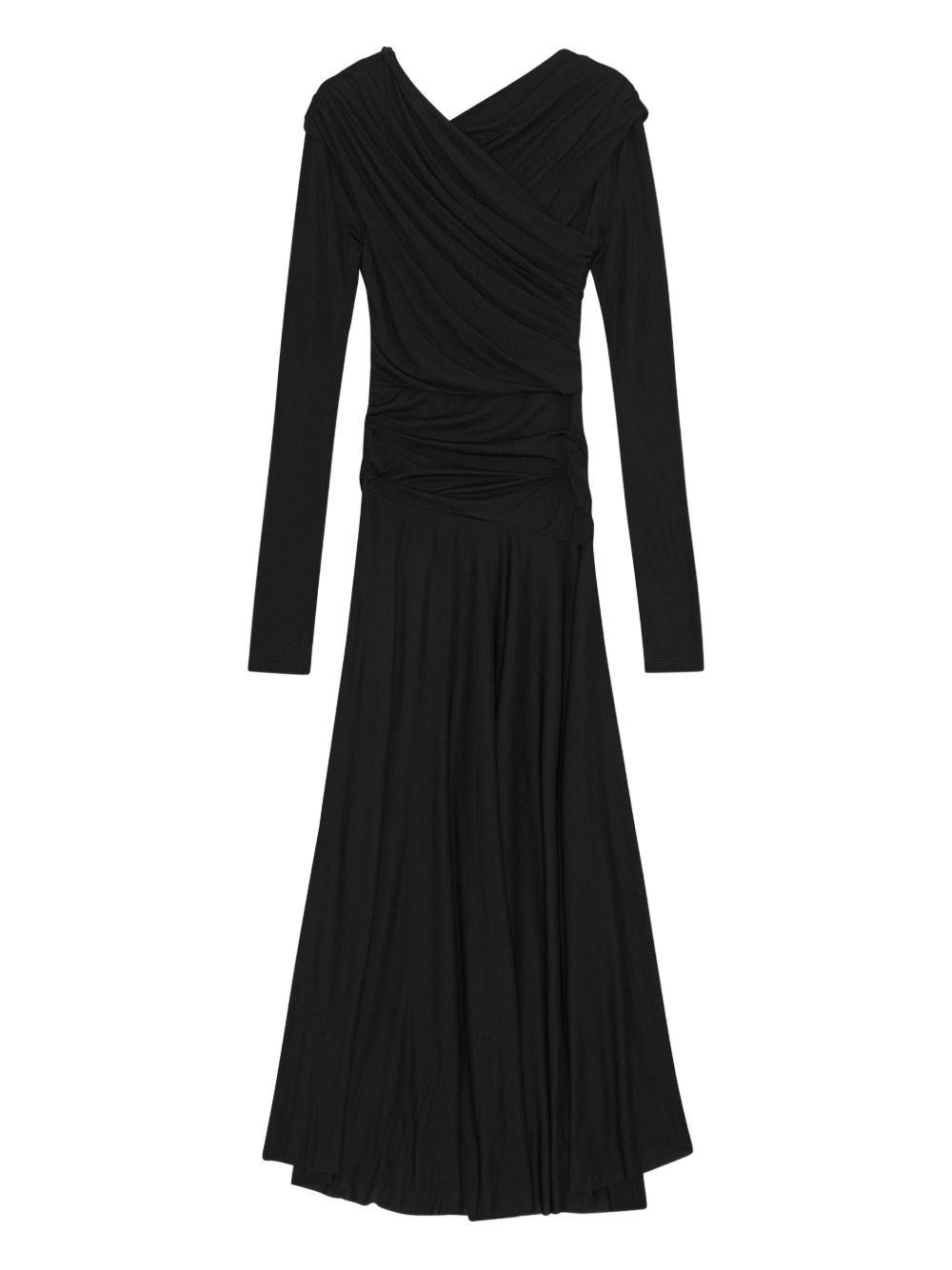 Ganni Women Ruffled Dress GANNI