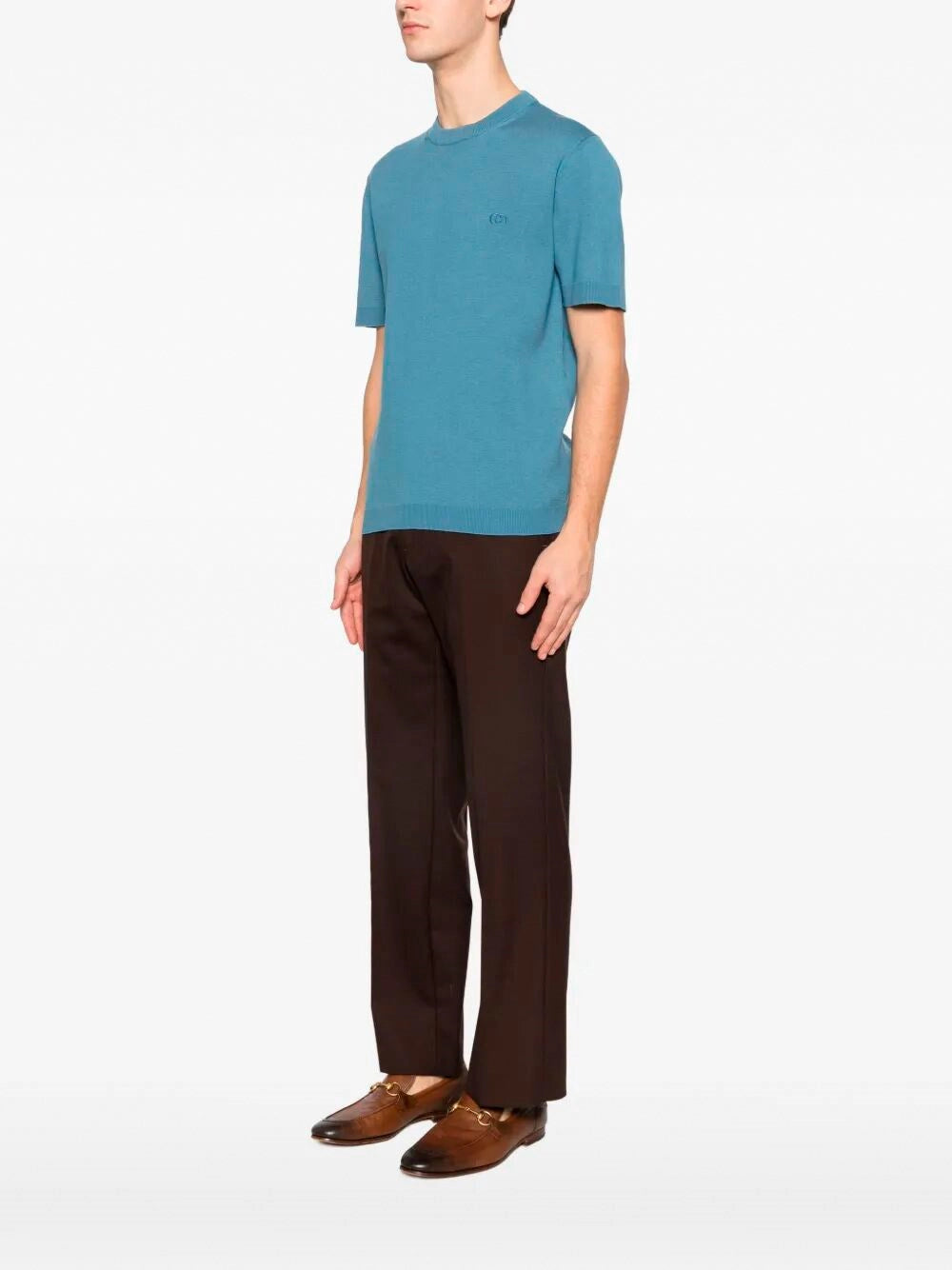 Gucci Men Short Sleeve Crew-Neck Sweater GUCCI
