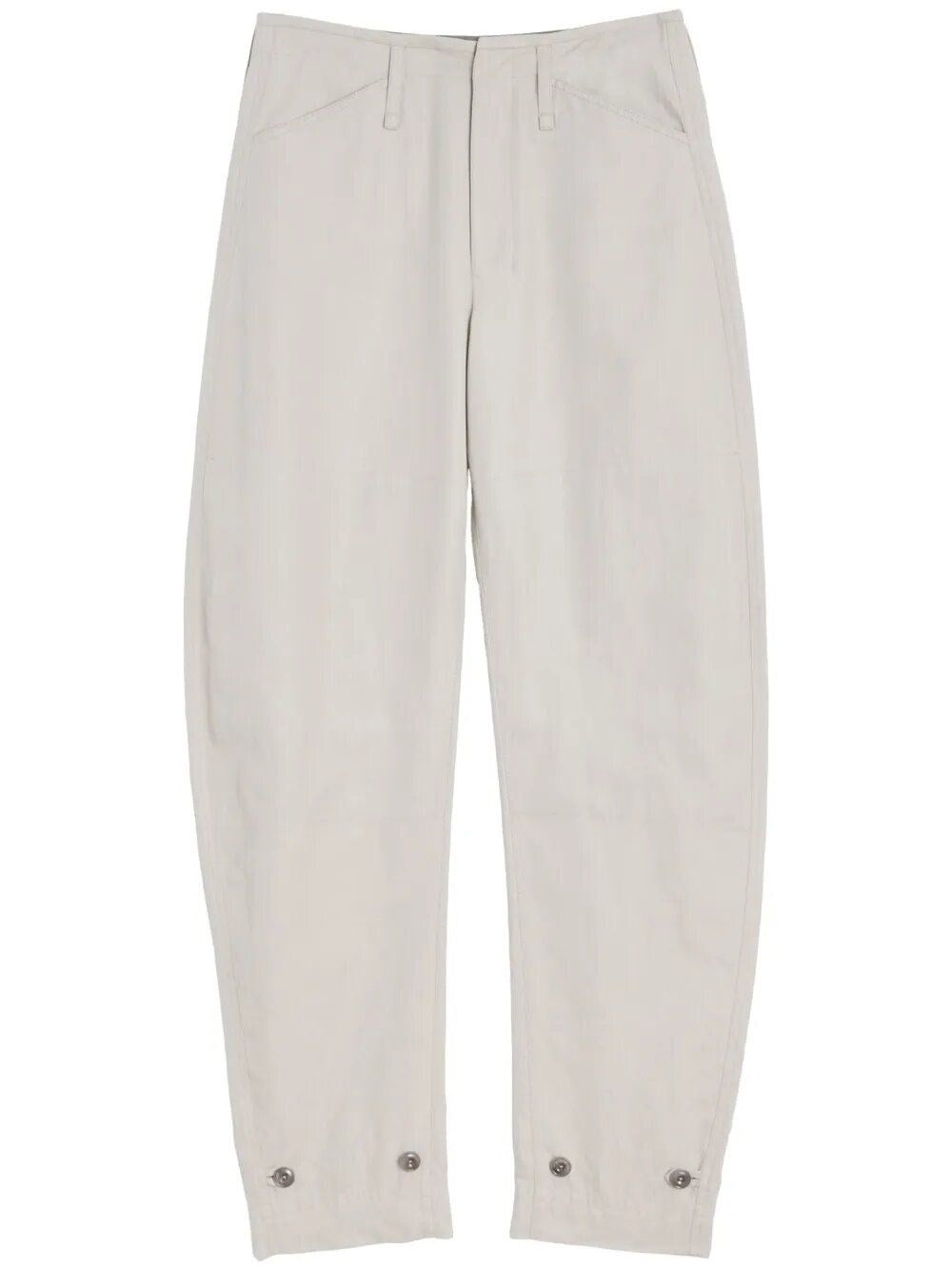 Lemaire Women Cotton And Linen Pants LEMAIRE