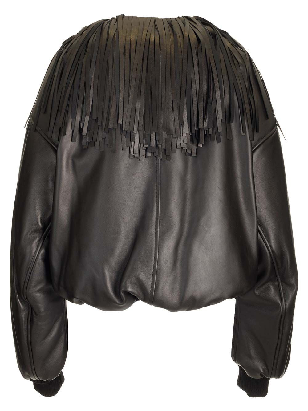 Alaïa Women Fringed Bomber Jacket ALAIA