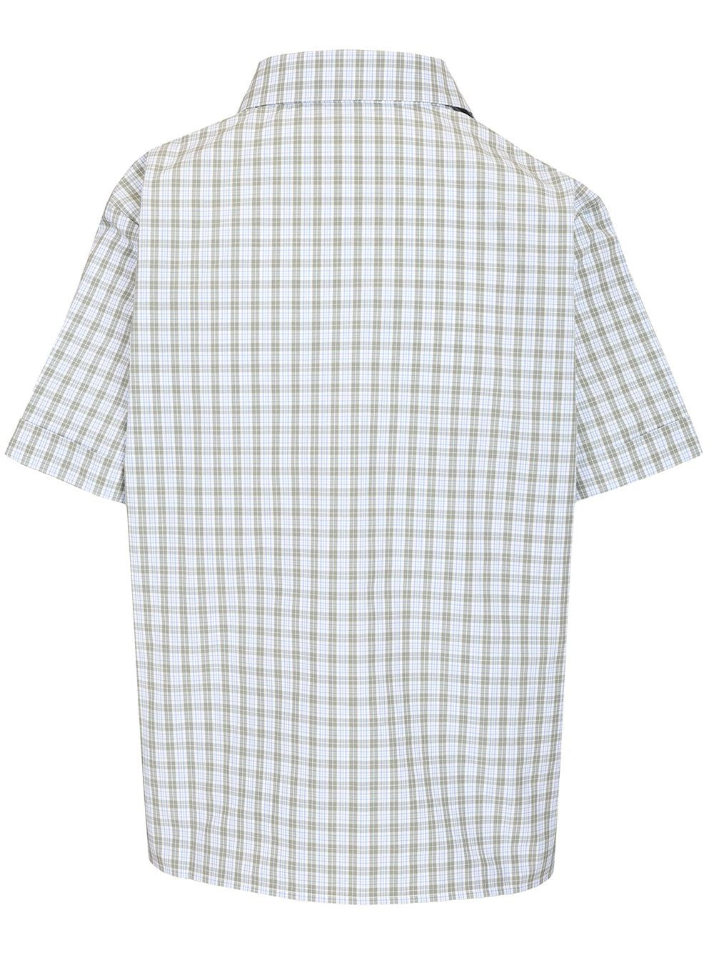 Miu Miu Women Checked Poplin Shirt MIU MIU