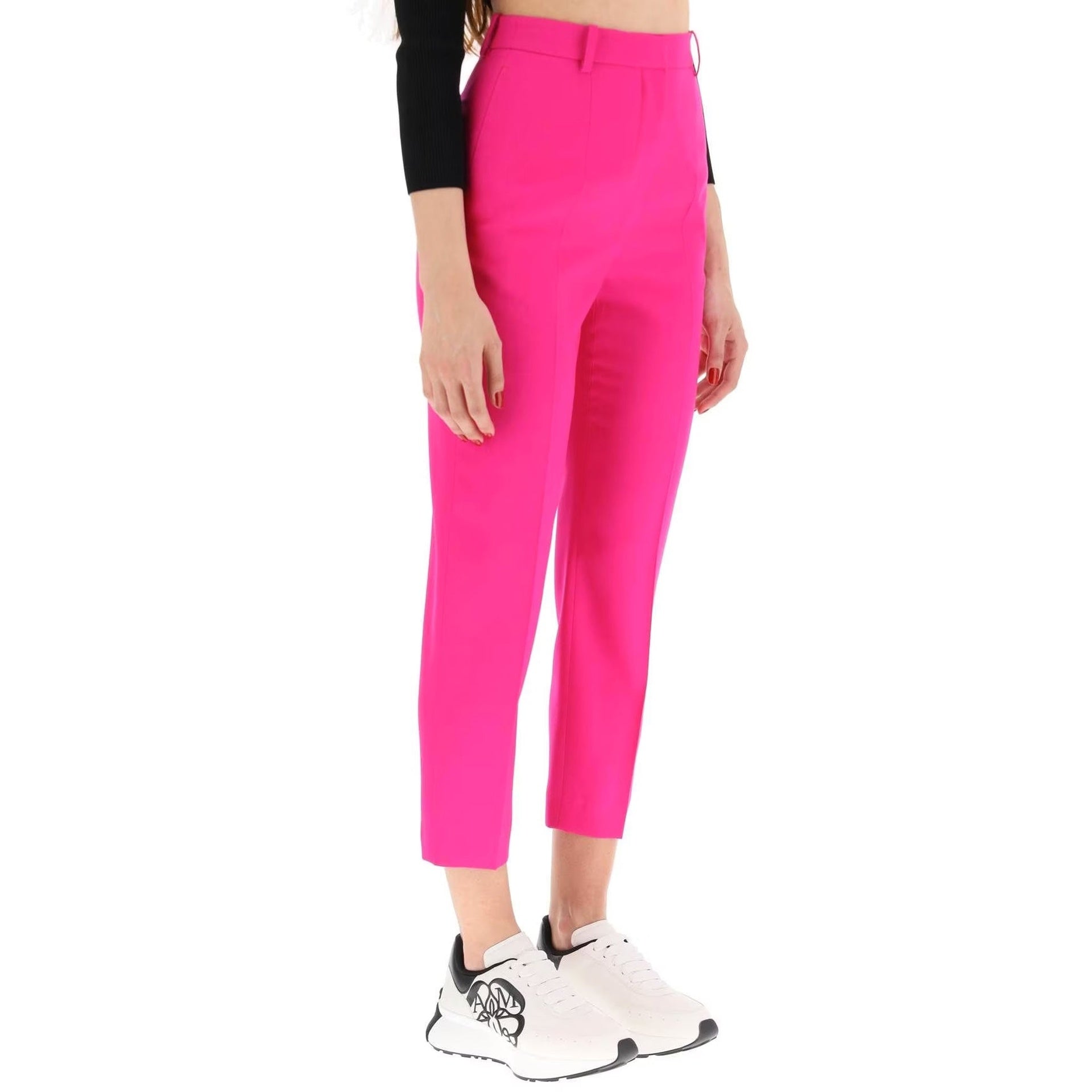 Alexander Mcqueen Classic Wool Trousers Women ALEXANDER MCQUEEN