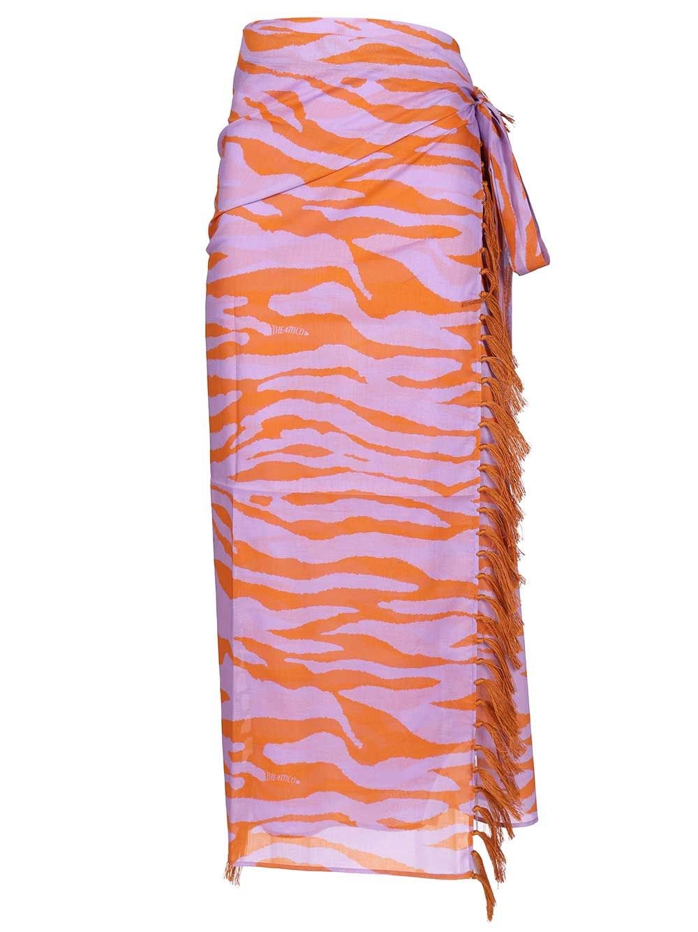 The Attico Women Animal Print Pareo THE ATTICO