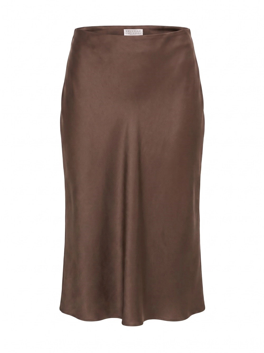 Brunello Cucinelli Women Satin Cady Fluid Pencil Skirt BRUNELLO CUCINELLI