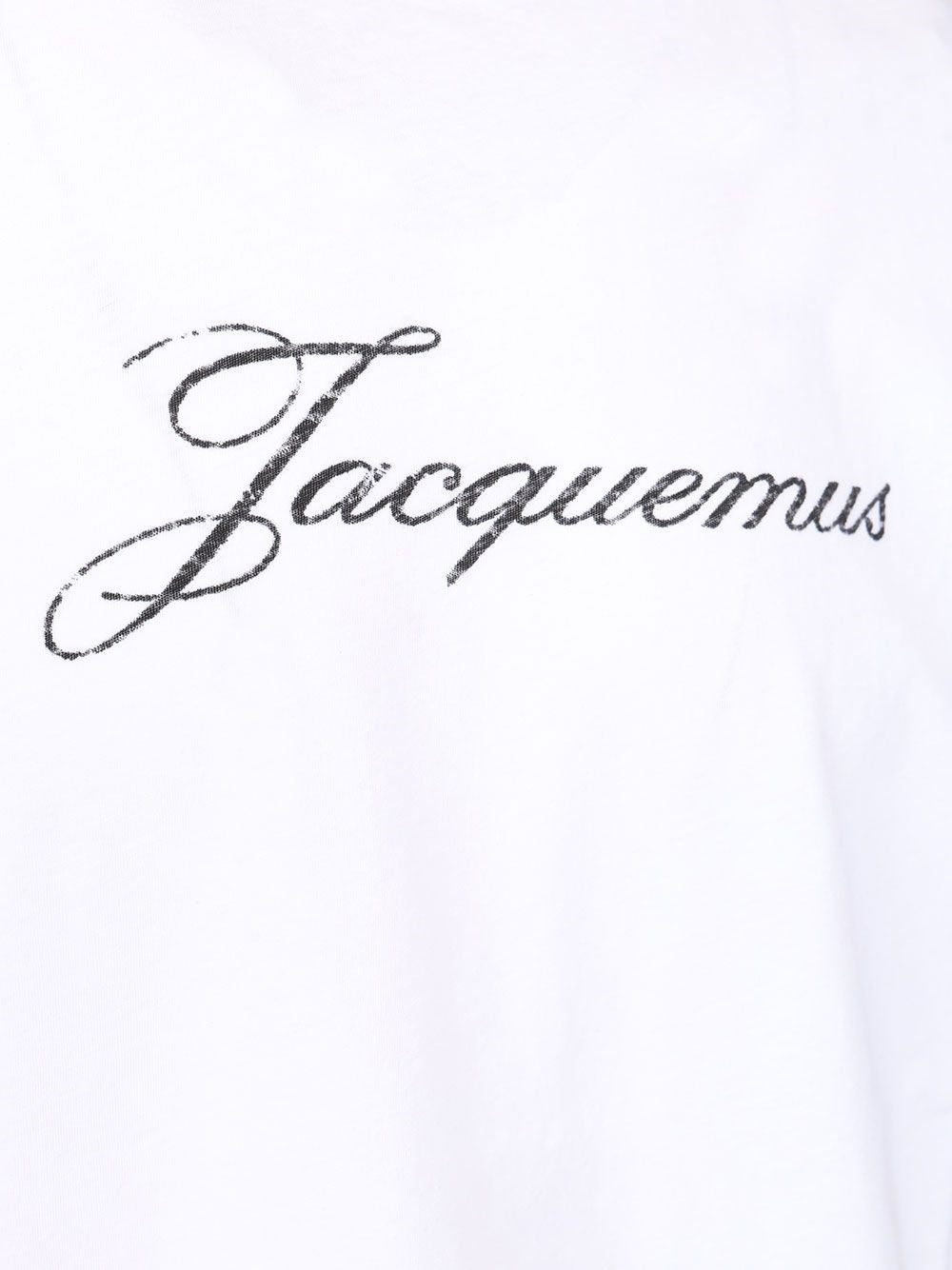 Jacquemus Men T-Shirt With Writing JACQUEMUS