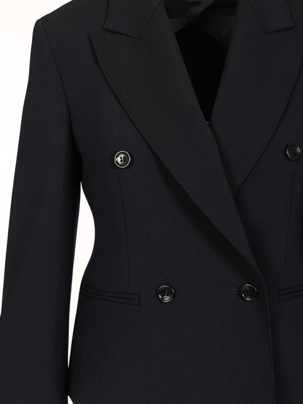 Max Mara Women Wool Canvas Crop Blazer MAX MARA