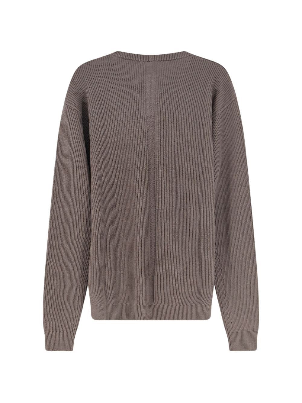 Rick Owens Men Crew Neck Wool Sweater RICK OWENS