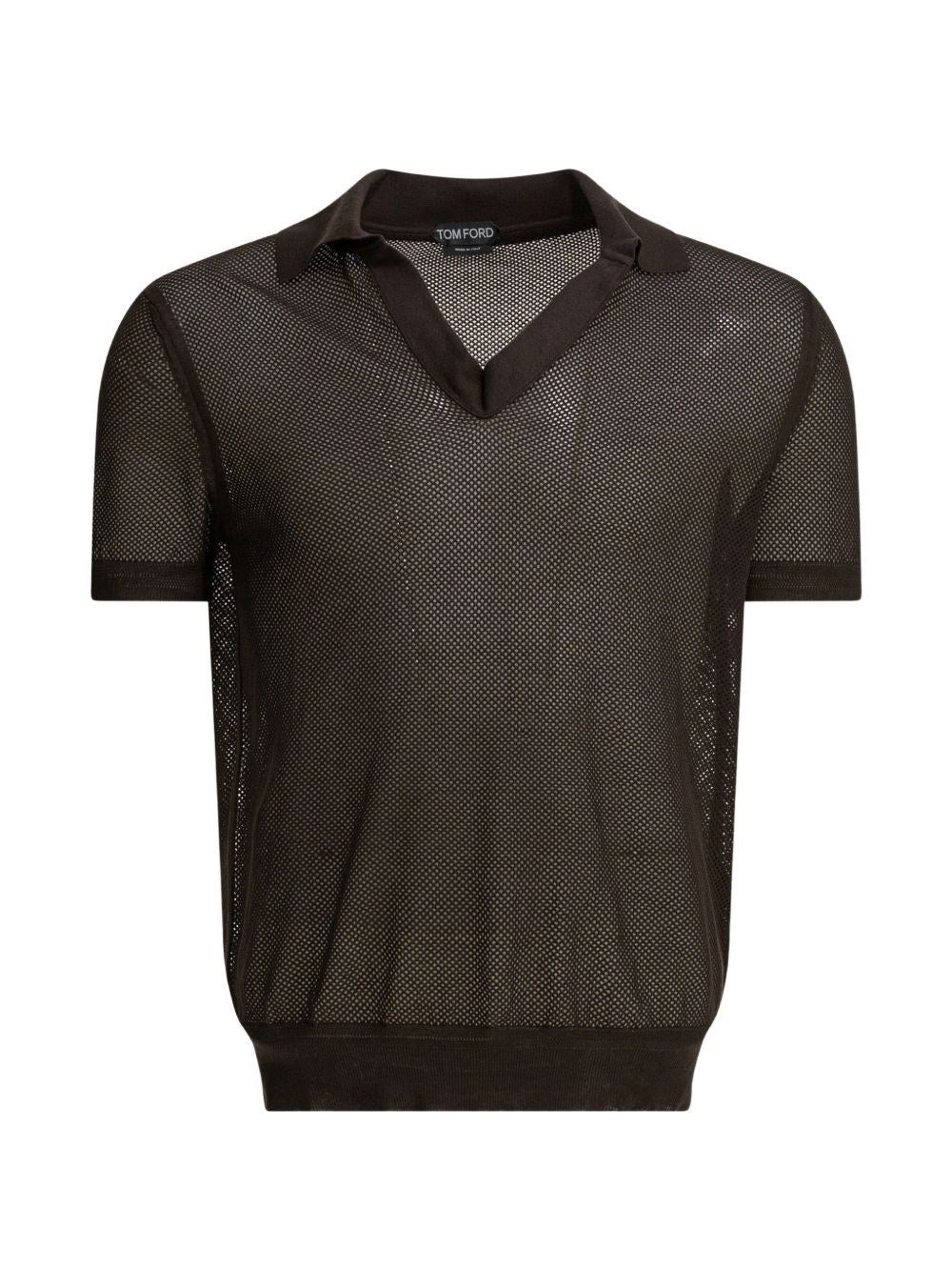 Tom Ford Men Knitted Polo Shirt TOM FORD