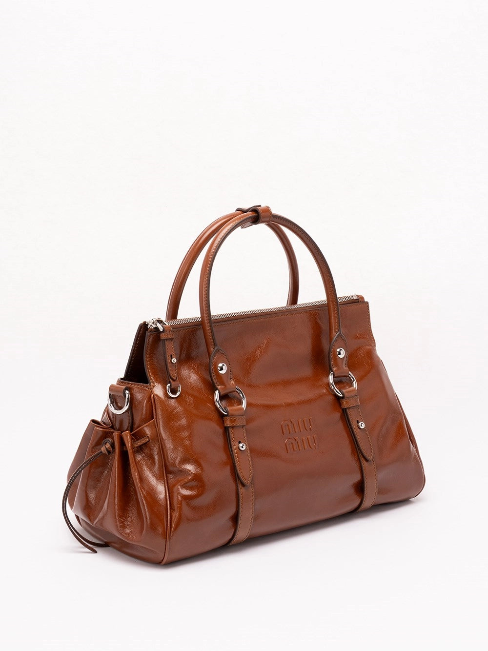 Miu Miu Women Shiny Leather Handbag MIU MIU