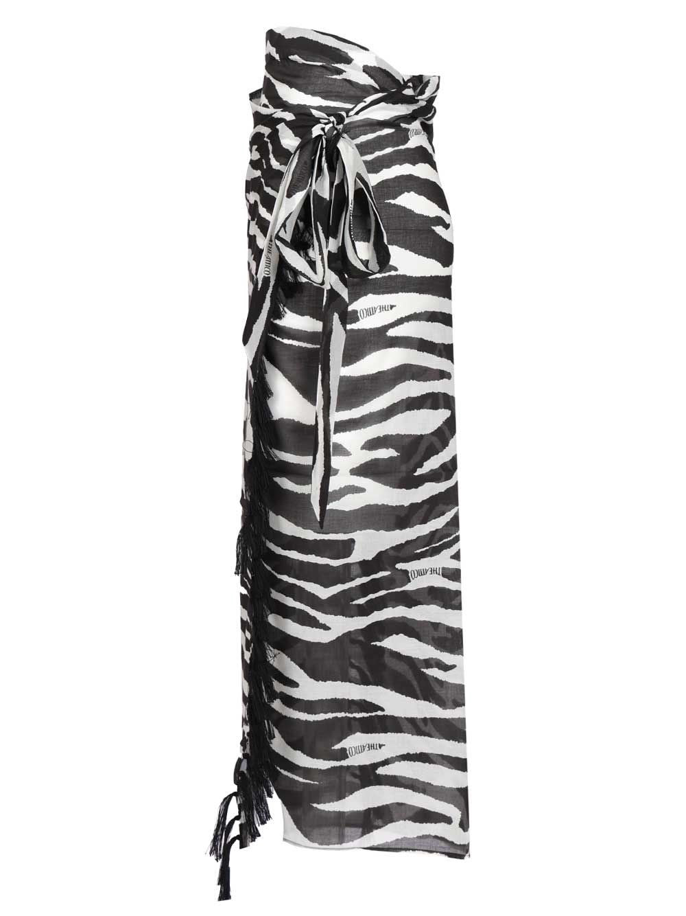 The Attico Women Animal Print Pareo THE ATTICO