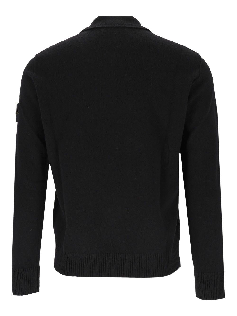 Stone Island Men Rws Geelong Lightweight Wool Polo Sweater STONE ISLAND