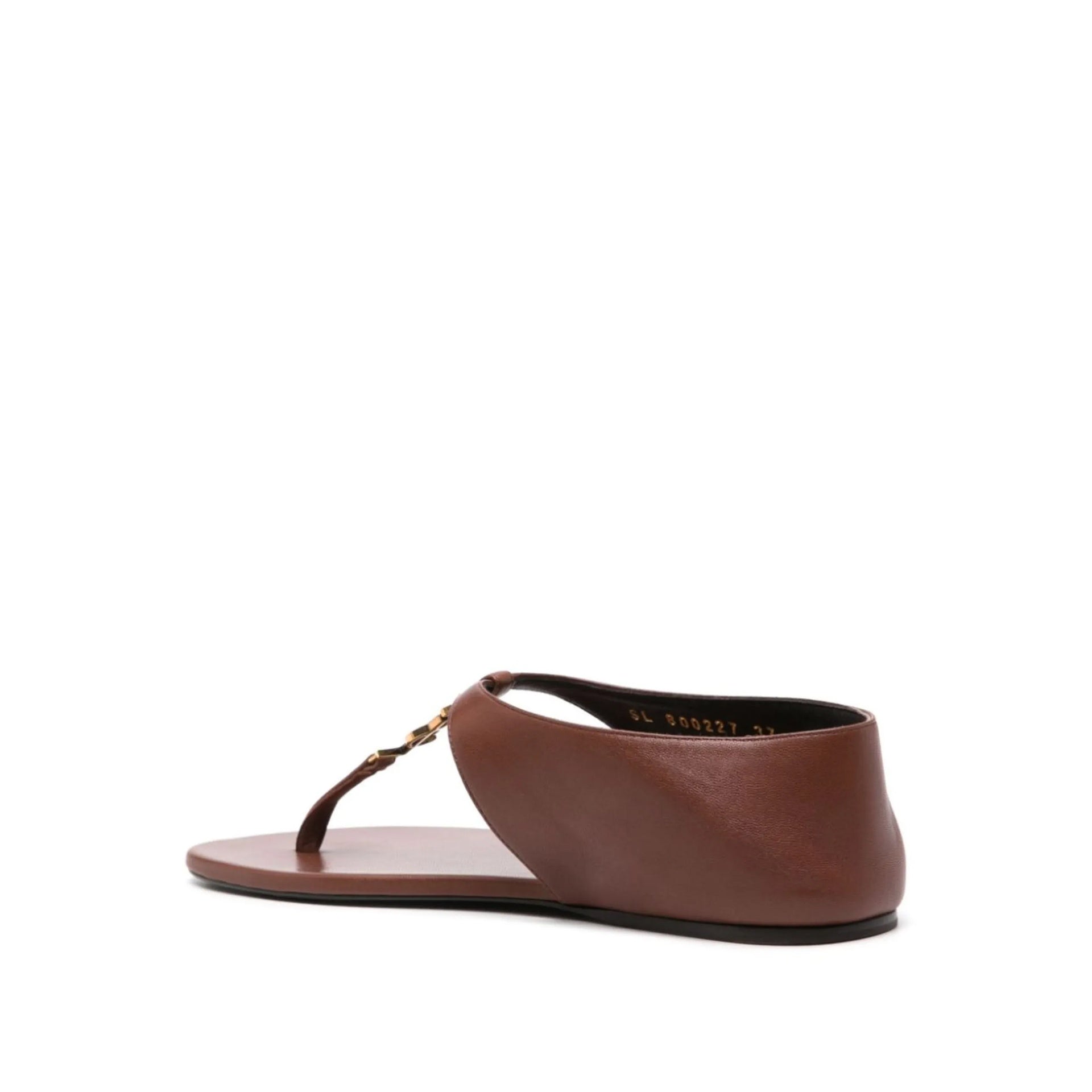 Saint Laurent Cassandra Logo Plaque Sandals Women SAINT LAURENT