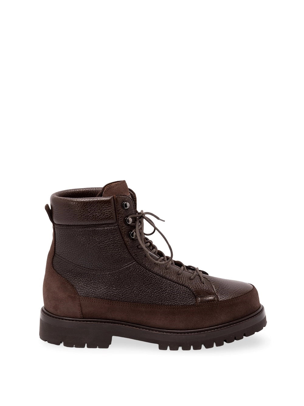 Brunello Cucinelli Men Leather Explorer Boots BRUNELLO CUCINELLI