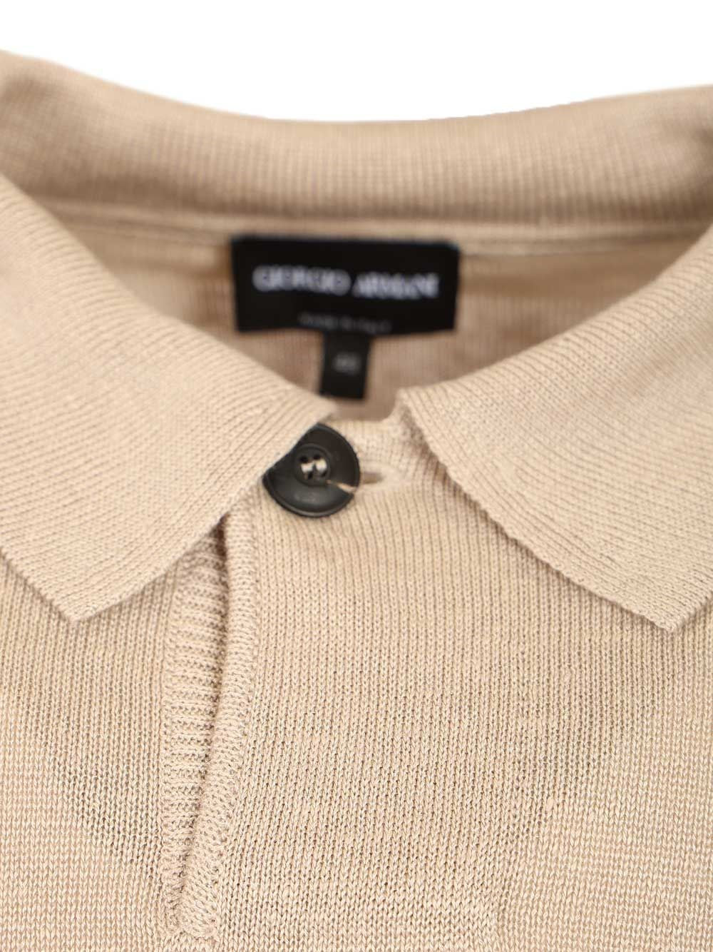 Giorgio Armani Men Long-Sleeved Polo Shirt GIORGIO ARMANI