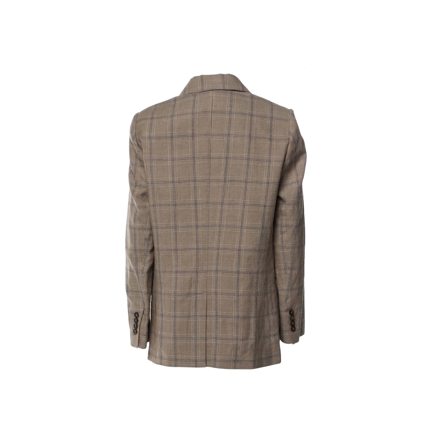 Brunello Cucinelli Prince Of Wales Linen Blazer Women BRUNELLO CUCINELLI