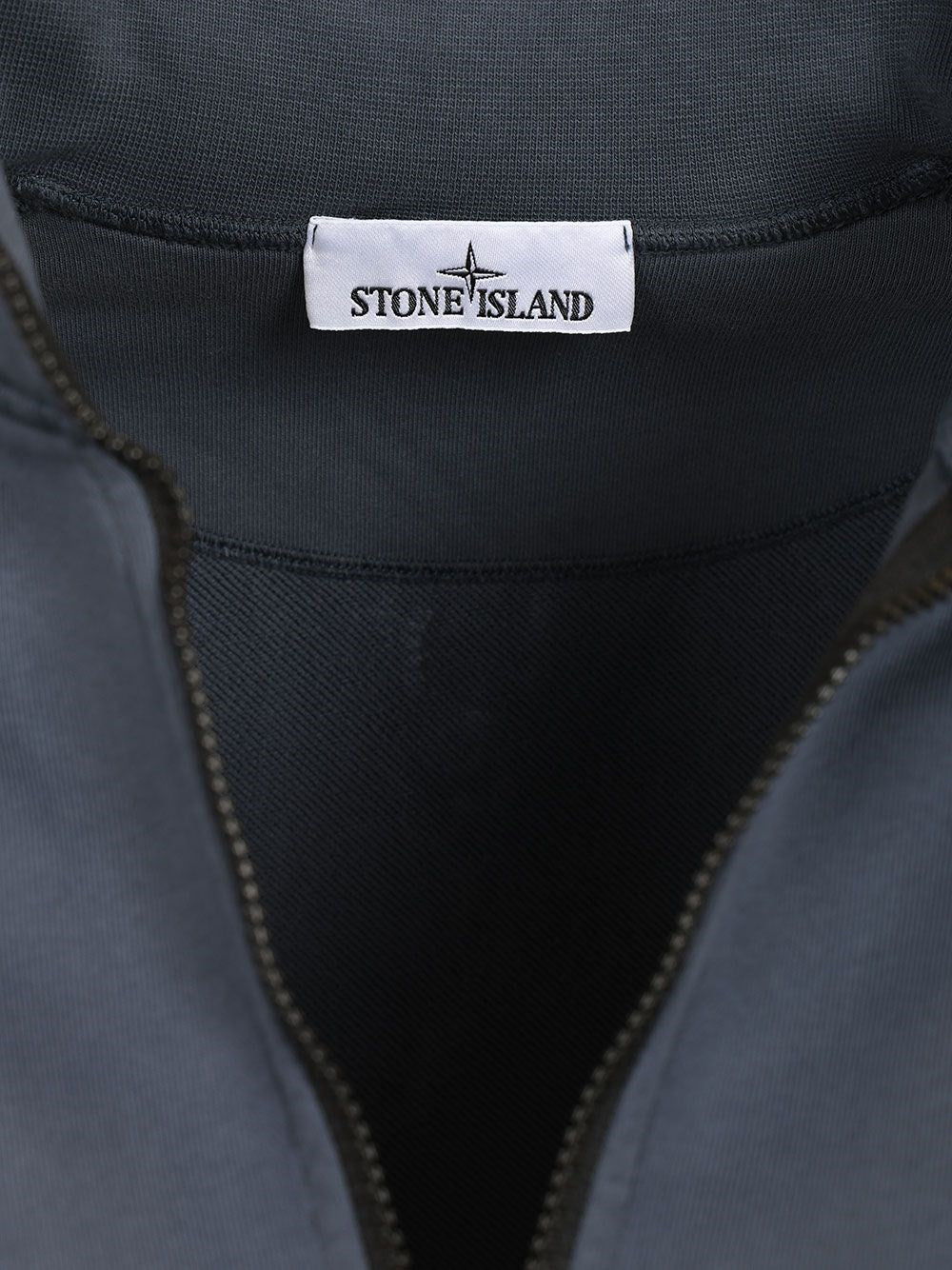 Stone Island Men Organic Cotton Sweatshirt With Short Zip STONE ISLAND