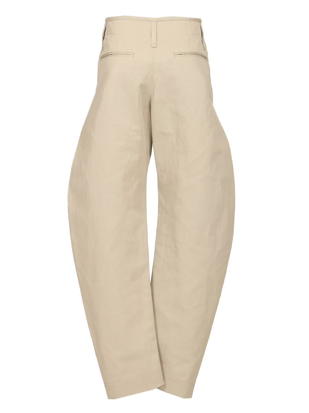 Lemaire Women Cotton And Linen Pants LEMAIRE