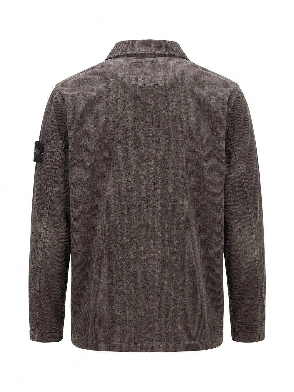 Stone Island Men Corduroy Garment Dyed `Terra` Shirt STONE ISLAND