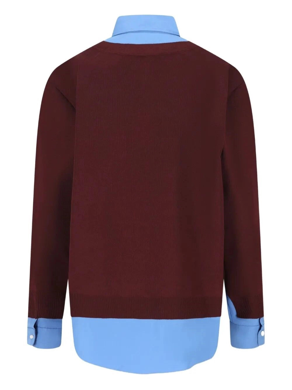 Miu Miu Women Wool Cardigan With Cotton Details MIU MIU