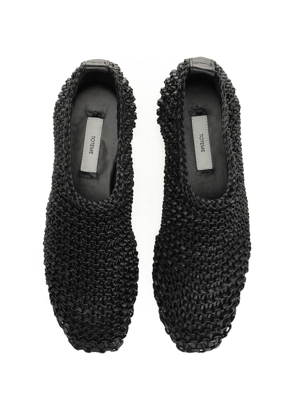 Toteme Women Woven Leather Ballerinas TOTEME