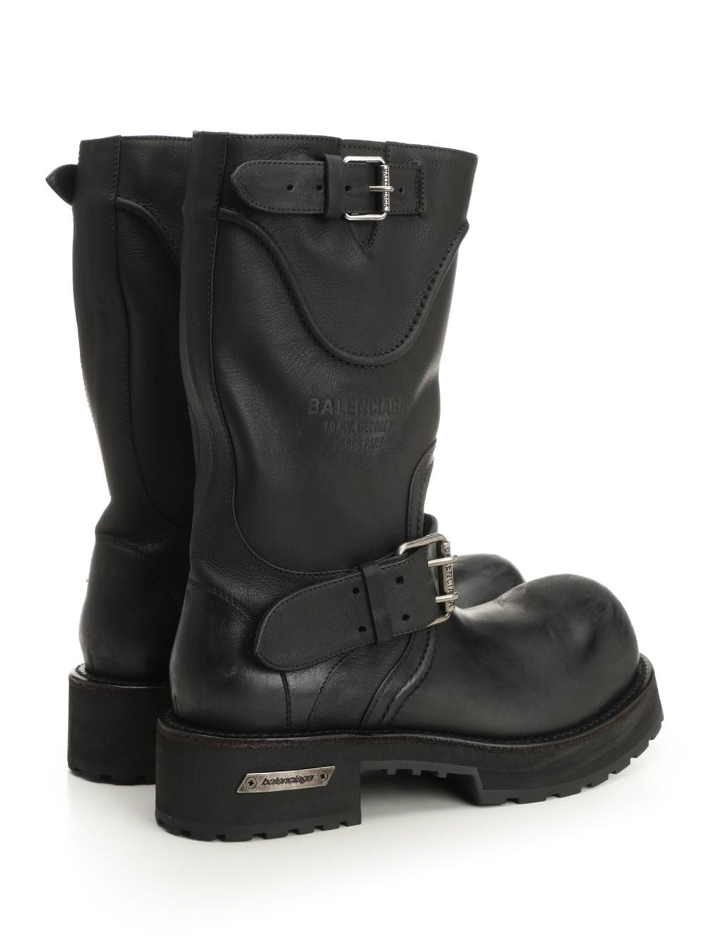 Balenciaga Men "Venom" Leather Boots BALENCIAGA