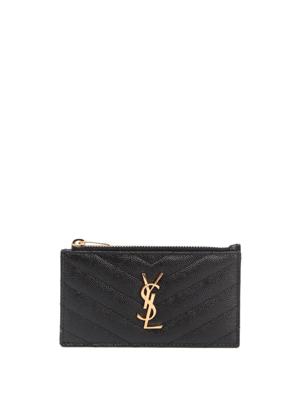 Saint Laurent Women `Cassandre` Matelassé `Fragments` Card Case SAINT LAURENT