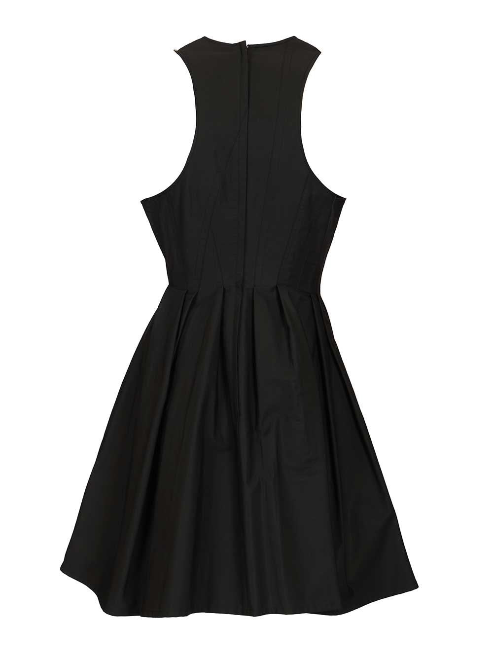 Sportmax Women Ara Sleeveless Washed Cotton Mini Dress SPORTMAX