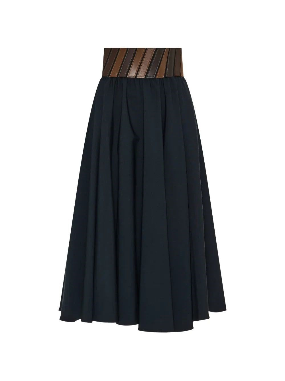 Alaïa Women Skirt With Leather Inserts ALAIA