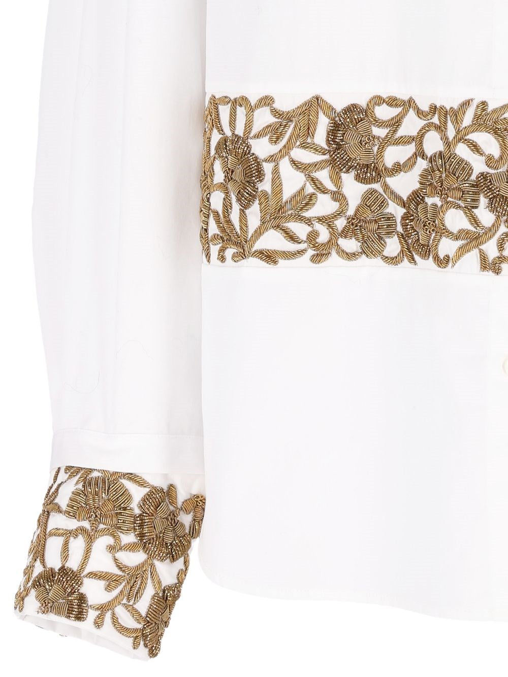Dries Van Noten Women Shirt With Floral Embroidered Applications DRIES VAN NOTEN