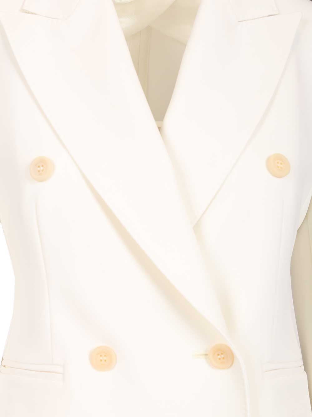 Max Mara Women Wool Canvas Crop Blazer MAX MARA
