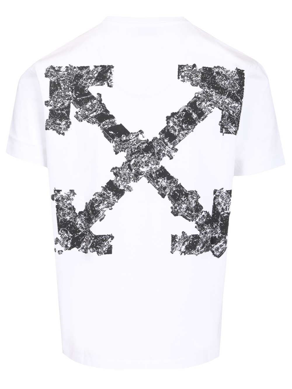 Off-White Men T-Shirt With Heraldic Arrow Print OFF-WHITE