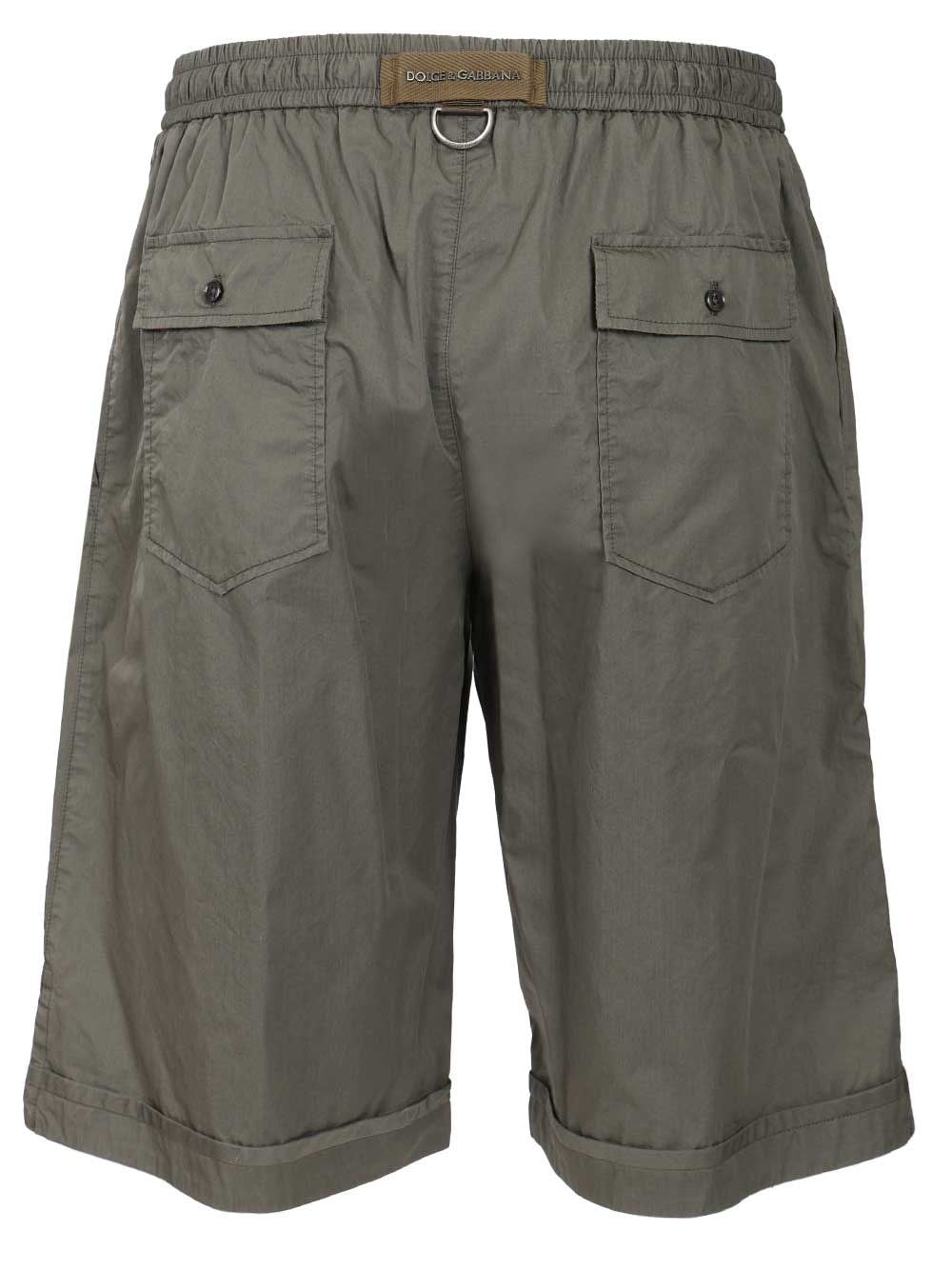 Dolce & Gabbana Men Cotton Canvas Shorts DOLCE & GABBANA