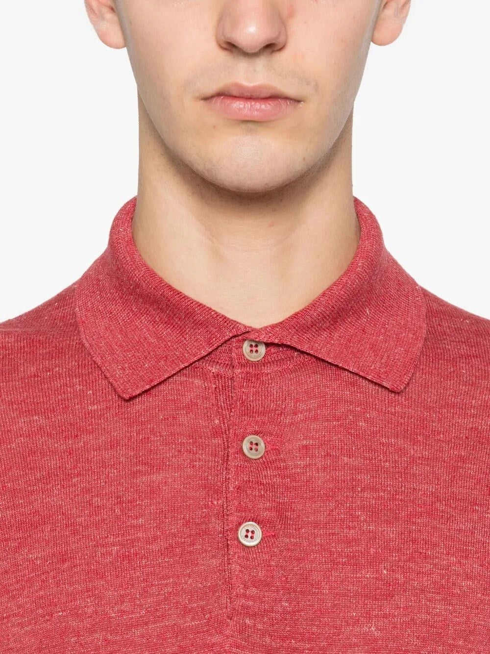 Brunello Cucinelli Men Knit Polo BRUNELLO CUCINELLI