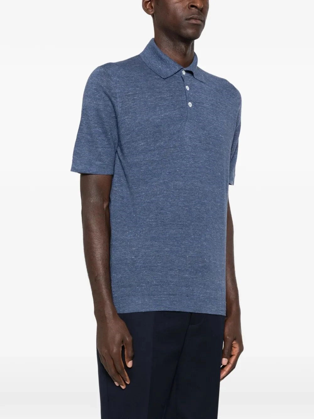Brunello Cucinelli Men Knit Polo BRUNELLO CUCINELLI