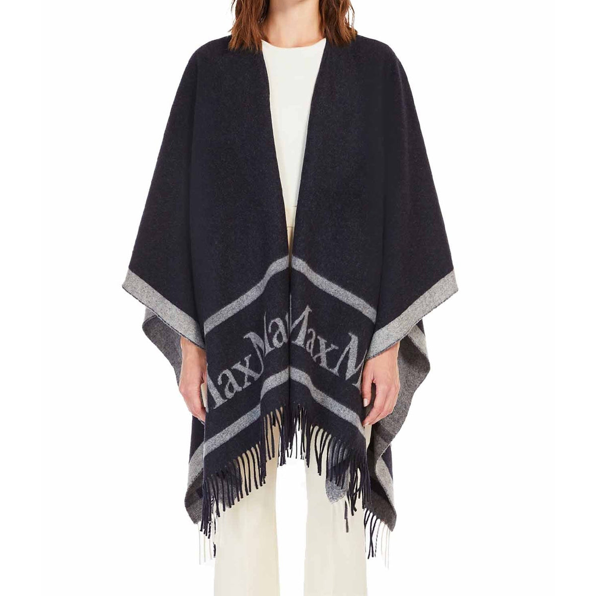 Max Mara Studio Pirania Wool Cape Women MAX MARA STUDIO