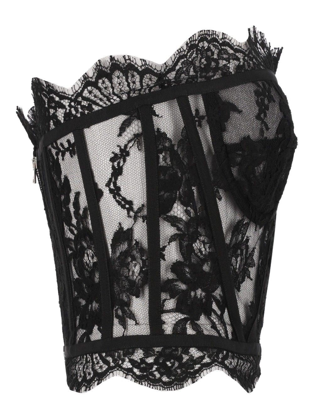 Dolce & Gabbana Women Chantilly Lace Bustier DOLCE & GABBANA