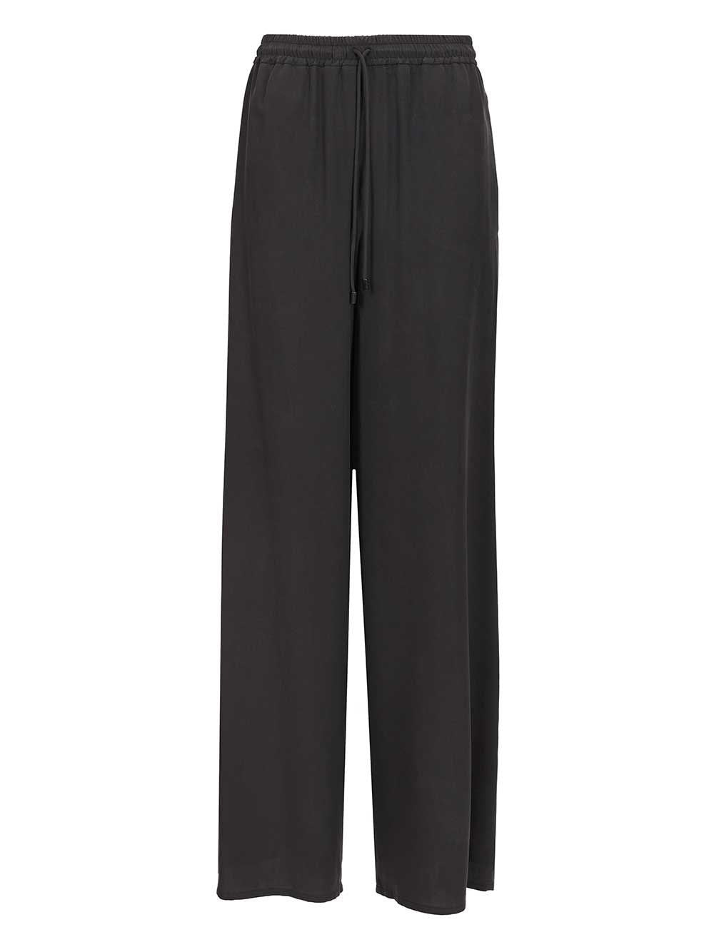 Max Mara Women "Genero" Wide-Leg Washed Silk Trousers MAX MARA