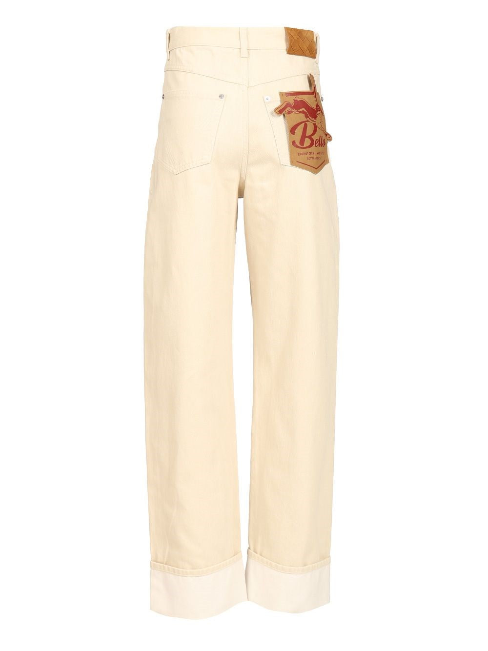 Bottega Veneta Women Contrast Cuff Jeans BOTTEGA VENETA